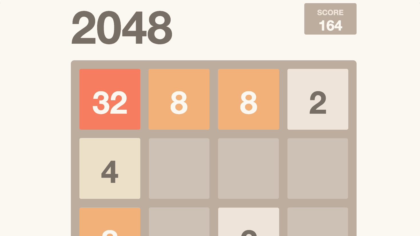 实现一个2048游戏